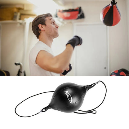 PU Leather Boxing Punching Bag Pear Boxing Bag Inflatable Boxing Speed Bag Double End Training Reflex Speed Balls