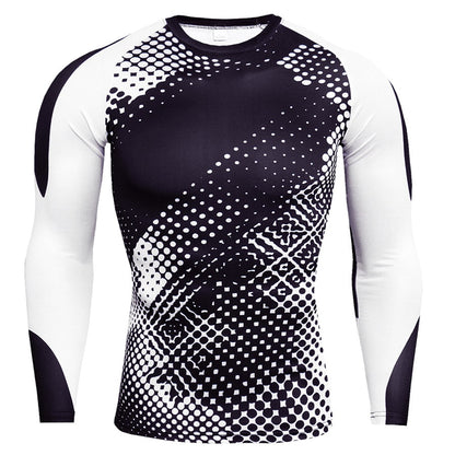 Long Sleeve Compression Shirt Men Quick Dry Gym T-Shirt Fitness Sport Shirt Male Rashgard Gym Workout Traning Tights For Men