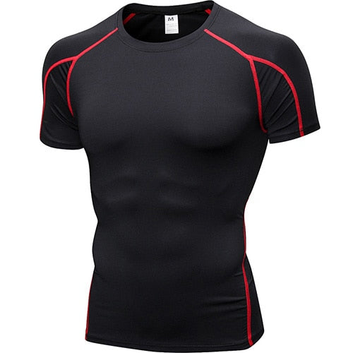 Men's Quick Dry Compression Sport T-Shirt Running Fitness Top