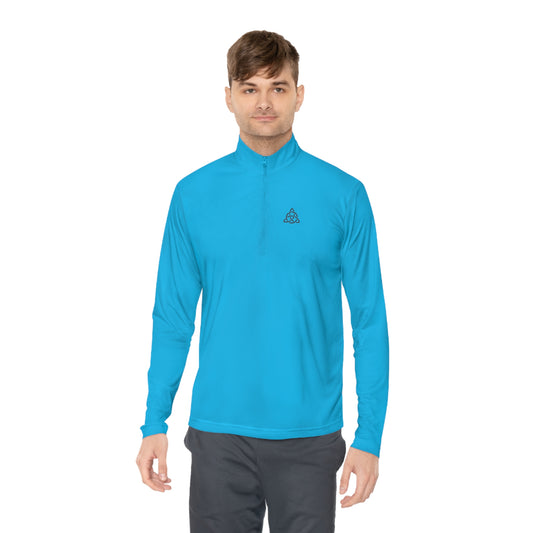 Unisex Quarter-Zip Pullover Long-sleeve Shirt