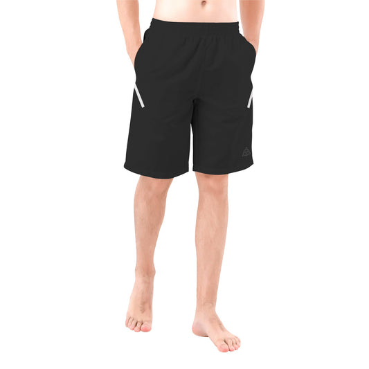 Men's Premium Casual Comfort Activewear Shorts / Black