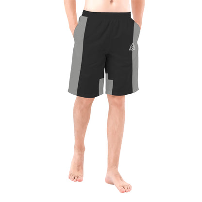 Men's Activewear/Running Shorts / Black & Grey
