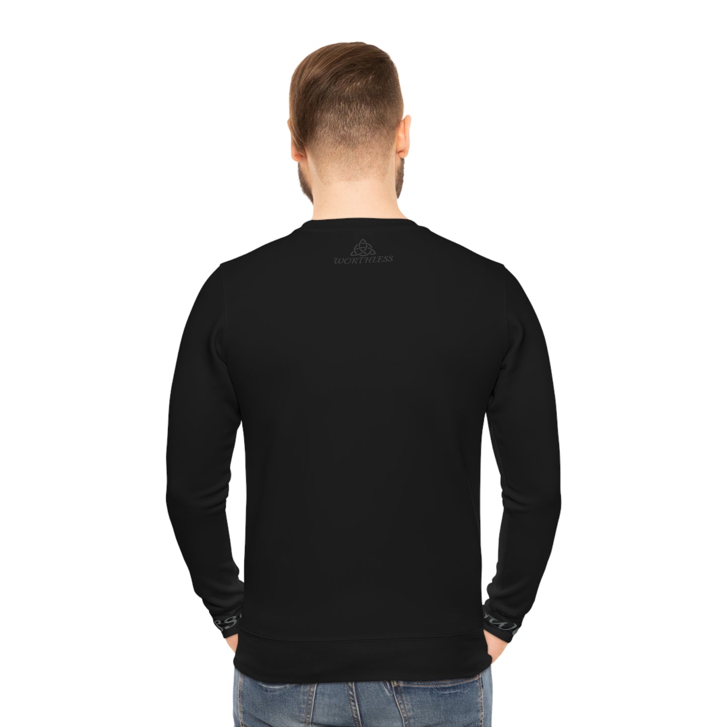 Men's Lightweight Sweatshirt Black | WORTHLESS