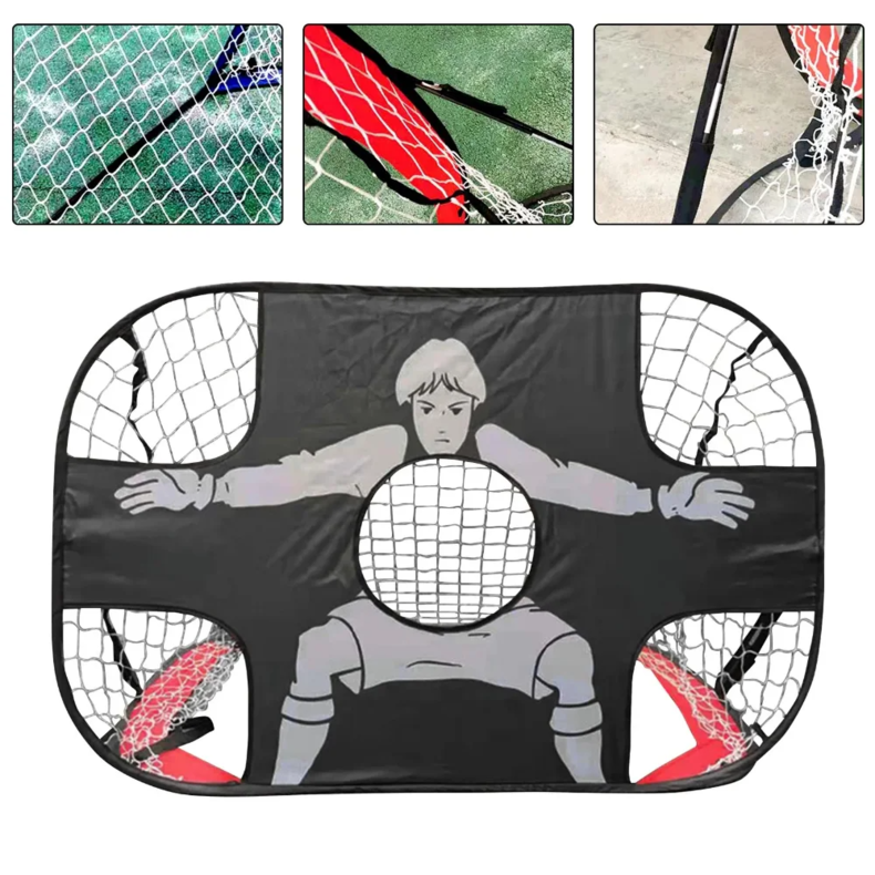 Portable Folding Football Goal Training Mini Target Net Indoor/Outdoor Training