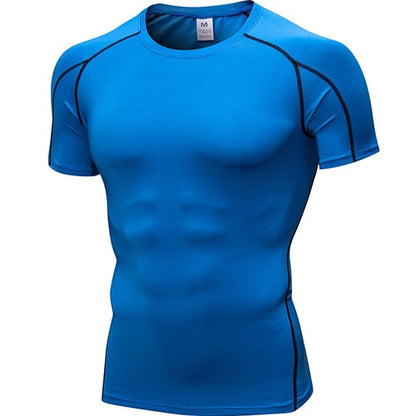 Men's Quick Dry Compression Sport T-Shirt Running Fitness Top