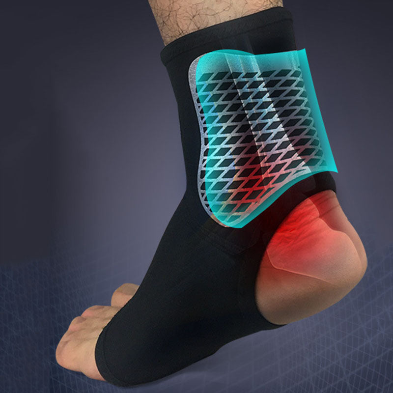 Ankle Support Compression Strap Achilles Tendon Brace Sprain Protect Ankle Brace Support Pad Adjustable Ankle Protector Football