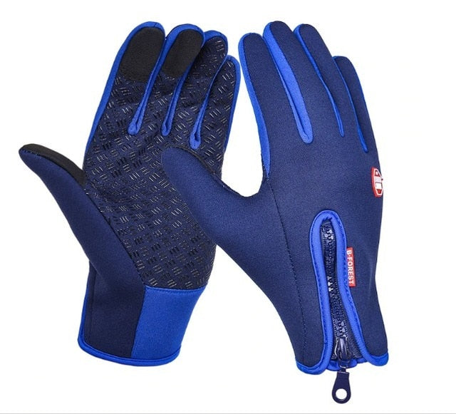 Outdoor Sports Wind-Stopper Waterproof Gloves Bike Riding Gloves Winter Full Finger Horse Riding Gloves Warm Fishing GEL Glove