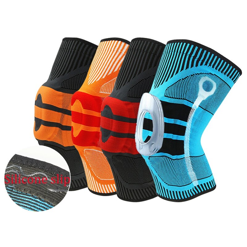 Outdoor Sports Knee Support Sleeve Basketball Running Support Protection Pad Cushion Basketball Compression Protection Leg