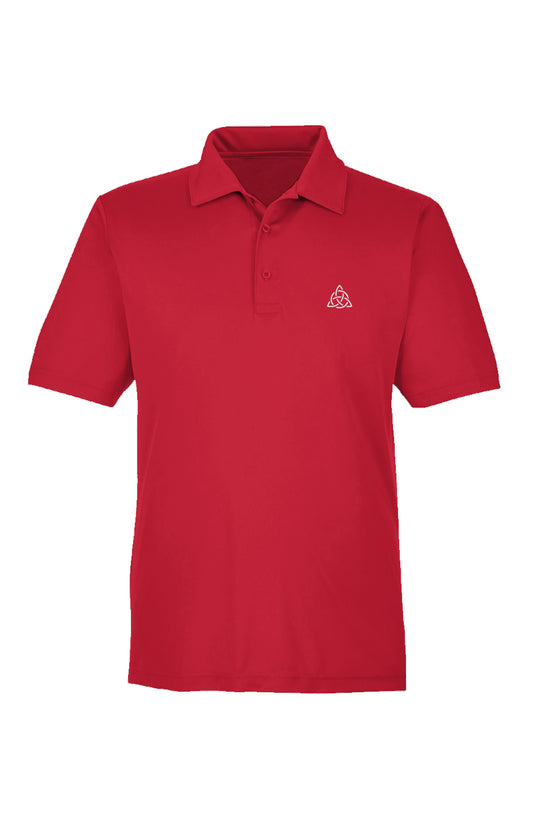 Lightweight Performance Sport Polo Golfer's T-Shirt | Sport Red