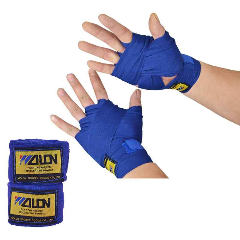 Aolikes 2pcs/roll Width 5cm Length 2.5M Cotton Sports Strap Boxing Bandage Sanda Muay Thai MMA Taekwondo Hand Gloves Wraps Boxeo