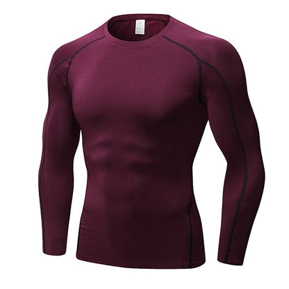 Men's Quick Dry Compression Sport T-Shirt Running Fitness Top