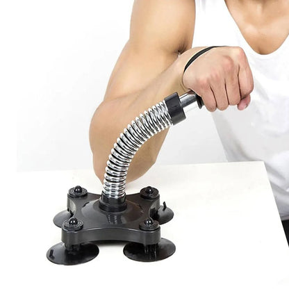 Portable Arm Wrestling Hand Grip Exerciser Wrist Muscle Power Strengthener For Gym Home Spring Forearm Workout Spring Equipments