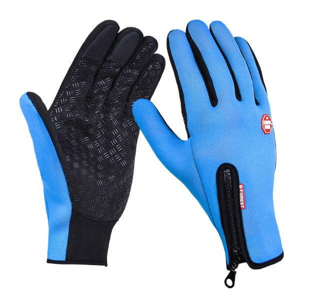 Outdoor Sports Wind-Stopper Waterproof Gloves Bike Riding Gloves Winter Full Finger Horse Riding Gloves Warm Fishing GEL Glove