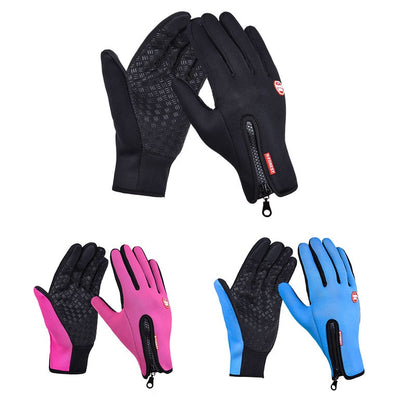 Outdoor Sports Wind-Stopper Waterproof Gloves Bike Riding Gloves Winter Full Finger Horse Riding Gloves Warm Fishing GEL Glove