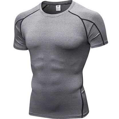 Men's Quick Dry Compression Sport T-Shirt Running Fitness Top