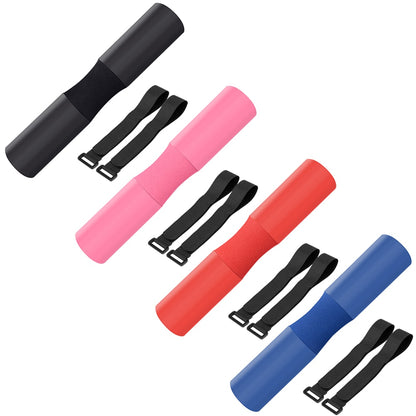 Fitness Weightlifting Squat Foam Neck Guard Barbell Sleeve Sports Dumbbell Bar Shoulder Back Protective Pad with Strap for Gym