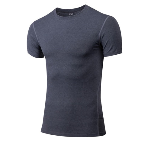 Men's Quick Dry Compression Sport T-Shirt Running Fitness Top