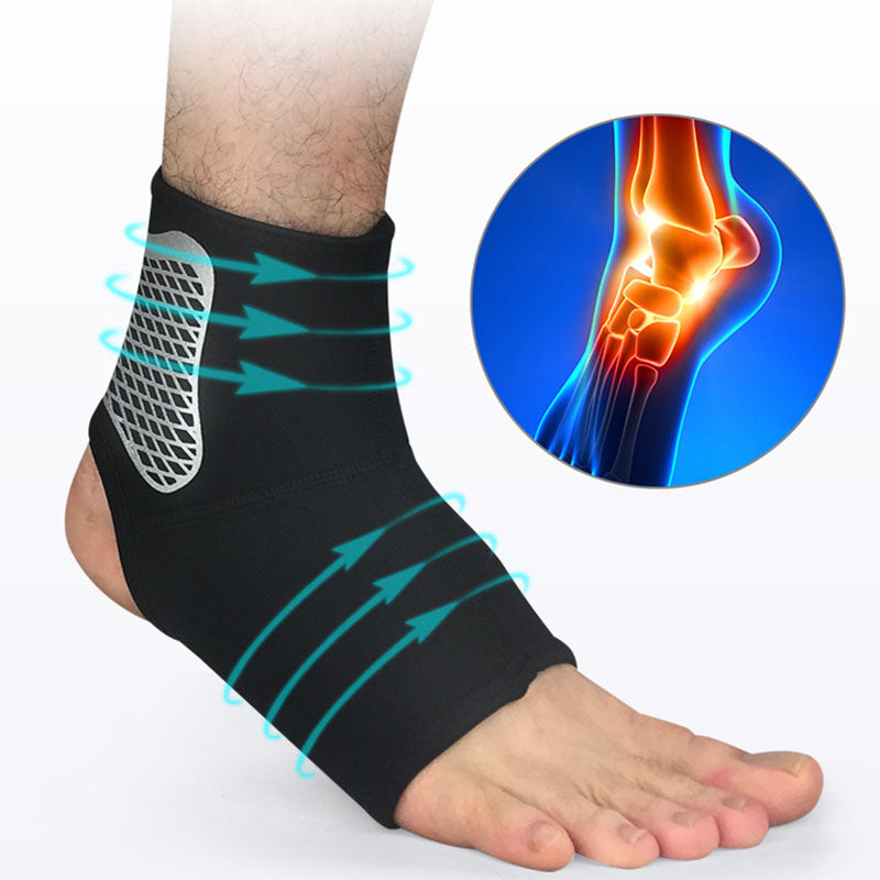 Ankle Support Compression Strap Achilles Tendon Brace Sprain Protect Ankle Brace Support Pad Adjustable Ankle Protector Football