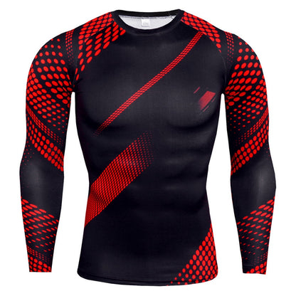 Long Sleeve Compression Shirt Men Quick Dry Gym T-Shirt Fitness Sport Shirt Male Rashgard Gym Workout Traning Tights For Men