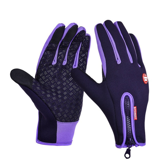 Outdoor Sports Wind-Stopper Waterproof Gloves Bike Riding Gloves Winter Full Finger Horse Riding Gloves Warm Fishing GEL Glove