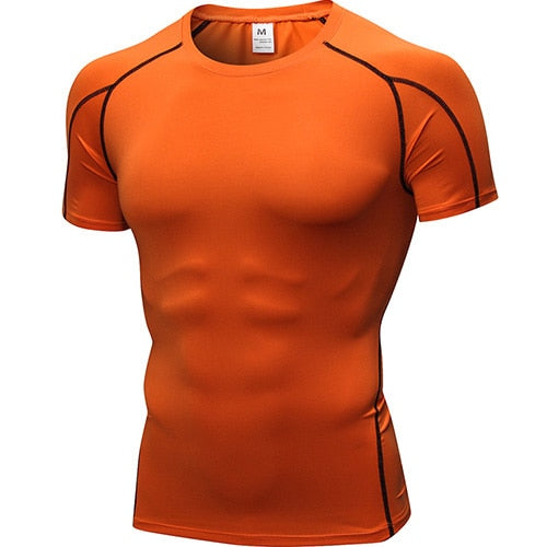 Men's Quick Dry Compression Sport T-Shirt Running Fitness Top