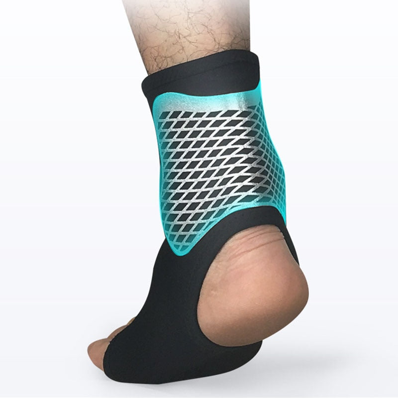 Ankle Support Compression Strap Achilles Tendon Brace Sprain Protect Ankle Brace Support Pad Adjustable Ankle Protector Football