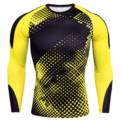 Long Sleeve Compression Shirt Men Quick Dry Gym T-Shirt Fitness Sport Shirt Male Rashgard Gym Workout Traning Tights For Men