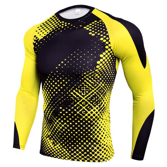 Long Sleeve Compression Shirt Men Quick Dry Gym T-Shirt Fitness Sport Shirt Male Rashgard Gym Workout Traning Tights For Men