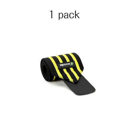 REXCHI Gym Fitness Weightlifting Bracers Powerlifting Wristband Support Elastic Wrist Wraps Bandages Brace for Sports Safety