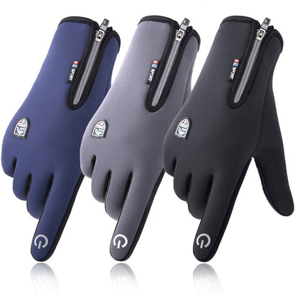 Winter Fleece Thermal Warm Outdoor Gloves Touchscreen Waterproof Cycling Bicycle Windproof Glo