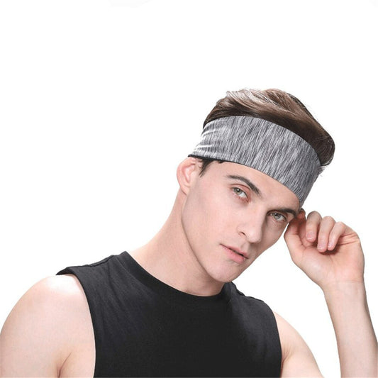 Sweatband for Men Women Elastic Sport Hairbands Head Band Yoga Headbands Headwear Headwrap Sports Hair Accessories Safety Band