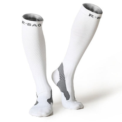 Men/Women Leg Support Stretch Sport Socks Compression Knee High Socks High-quality Runing Marathon Cycling Sock