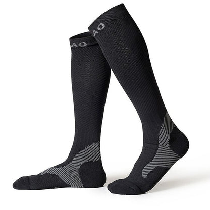 Men/Women Leg Support Stretch Sport Socks Compression Knee High Socks High-quality Runing Marathon Cycling Sock