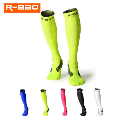 Men/Women Leg Support Stretch Sport Socks Compression Knee High Socks High-quality Runing Marathon Cycling Sock