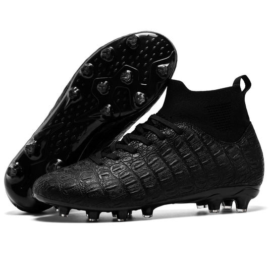 High-Top Ankle Sock-Sleeve Football Boots