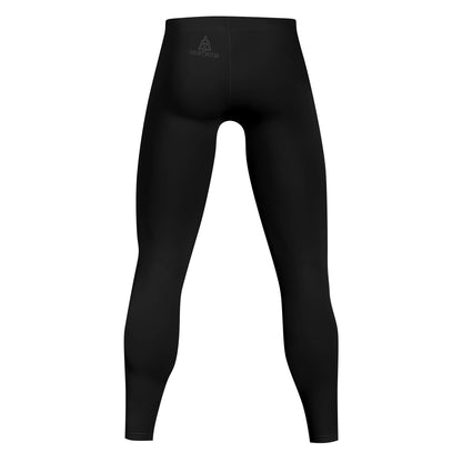 Men's Athletic Activewear Leggings / Black