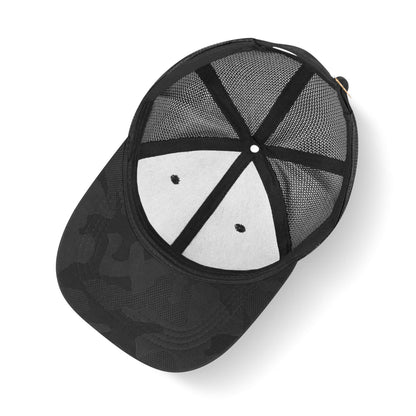 Mesh Knit Breathable Sports Camo Cap