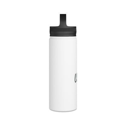 Stainless Steel Water Bottle, Handle Lid | WORTHLESS